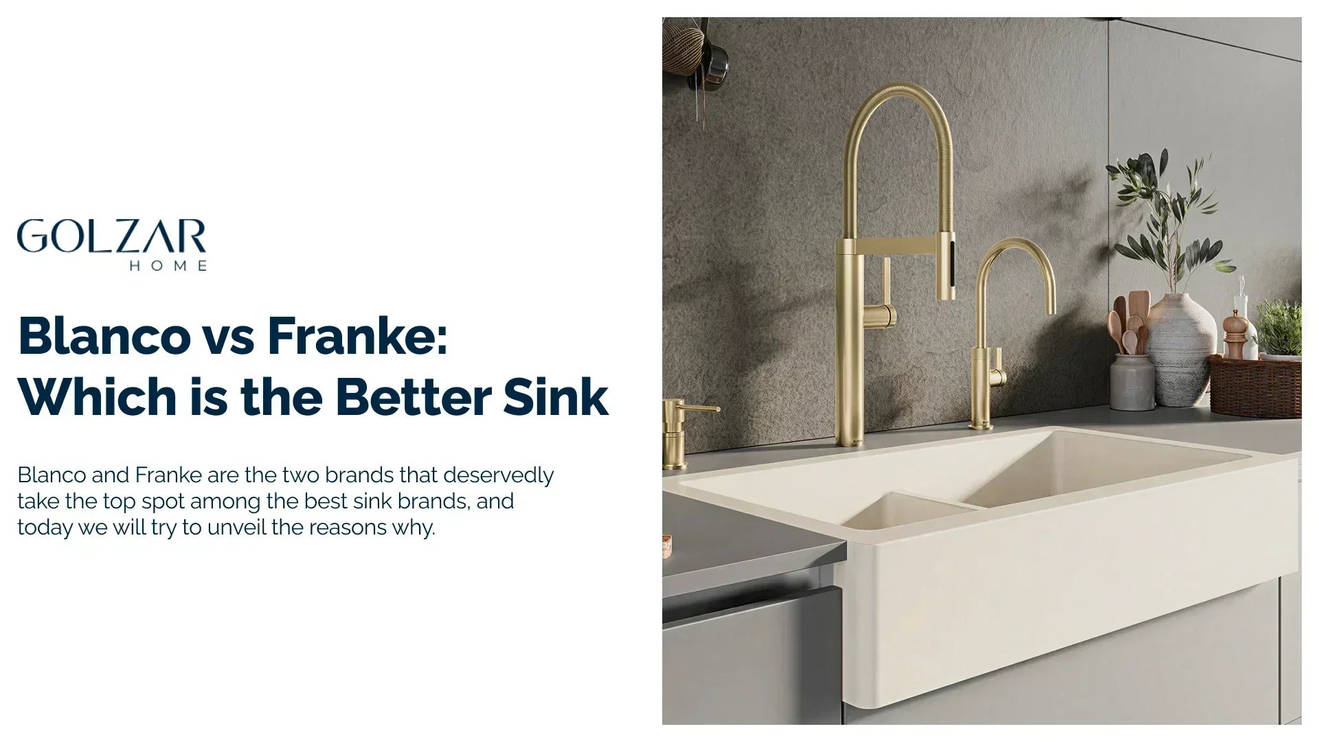 Blanco vs Franke: Which is the Better Sink – Golzar Home
