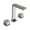Carimali Ocube 3-hole Basin Mixer Widespread Bathroom Faucet
