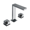 Carimali Ocube 3-hole Basin Mixer Widespread Bathroom Faucet