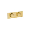 Carimali Ocube Horizontal Valve Sharing | Thermostatic 2-Way Shower Trim