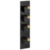 Carimali Ocube Valves 3-Shut-Off Thermostatic Shower Trim