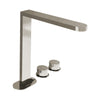 Carimali Qtime 3-hole High Basin Mixer Widespread Bathroom Faucet