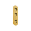 Carimali Qtime 1 2-Shut-Off Thermostatic Shower Trim