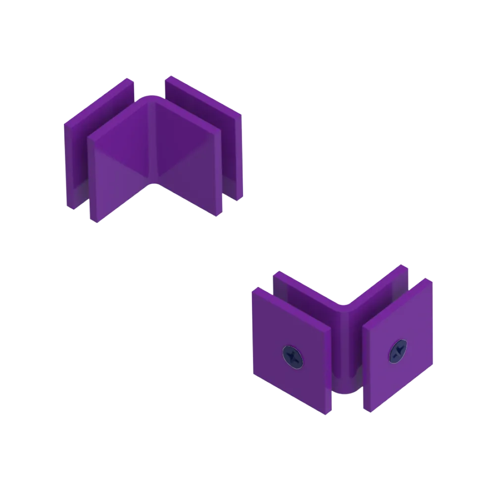 Rubinet 90 Glass to Glass Open Face Purple Haze