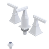 Rubinet Bidet Fitting with Spray, Diverter, and Vacum Breaker (Less Drain) Matt White