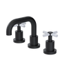 Rubinet Widespread Lav. Set. (less drain) Matt Black