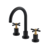 Rubinet Widespread Lav. Set. (less drain) Matt Black