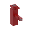 Rubinet Single Control Bidet Fitting (less drain) Maroon