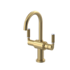 Rubinet Single Hole Dual Handle Lav. Set. (less drain) Satin Brass