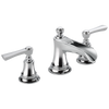 Brizo Widespread Lavatory Faucet With Channel Spout Less Handles 15 Gpm