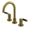 Rubinet Widespread Lav. Set. (less drain) Antique Brass Matt