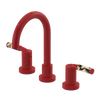 Rubinet Widespread Lav set (less drain) Red