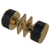 Rubinet Shower Door Knob (set) Gold