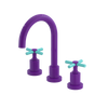 Rubinet Widespread Lav. Set. (less drain) Purple Haze