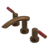 Rubinet Widespread Lav. Set. (less drain) Tuscan Brass