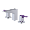 Rubinet Widespread Lav. Set. (less drain) Satin Chrome