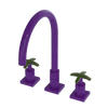 Rubinet Widespread Kitchen Set Purple Haze