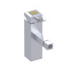 Rubinet Single Control Bidet Fitting (less drain) Satin Chrome