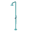 Rubinet Pressure Balance Outdoor Shower with Hand Held Shower & 10" Shower Head - 304 Stainless Steel Aqua