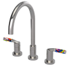 Rubinet Widespread Kitchen Set Polished Nickel