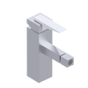 Rubinet Single Control Bidet Fitting (less drain) Satin Chrome