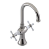 Rubinet Single Hole Dual Handle Lav. Set. (less drain) Polished Nickel