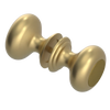 Rubinet Shower Door Knob (set) Satin Brass