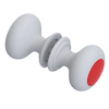 Rubinet Shower Door Knob (set) Matt White