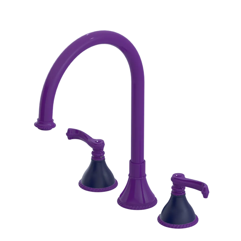 Rubinet Widespread Kitchen Set Purple Haze
