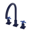 Rubinet Widespread Kitchen Set Midnight Blue