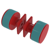 Rubinet Shower Door Knob (set) Red