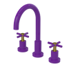 Rubinet Widespread Kitchen Set with LaSalle Spout Purple Haze