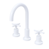 Rubinet Widespread Kitchen Set with LaSalle Spout White