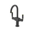 Rubinet Single Hole Dual Handle Lav. Set. (less drain) Matt Black
