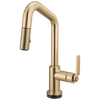 Brizo Smarttouch Pull Down Prep Faucet With Angle Spout Industrial Handle