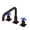 Rubinet Widespread Kitchen Set with Genesis Spout Oil Rubbed Bronze