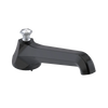 Rubinet Tub Filler Spout Deck Mount Black