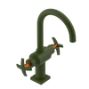 Rubinet Single Hole Dual Handle Lav. Set. (less drain) Green Envy