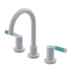 Rubinet Widespread Lav set (less drain) White