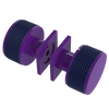 Rubinet Shower Door Knob (set) Purple Haze