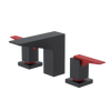 Rubinet Widespread Lav. Set. (less drain) Matt Black
