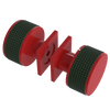 Rubinet Shower Door Knob (set) Red