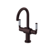 Rubinet Single Hole Dual Handle Lav. Set. (less drain) Oil Rubbed Bronze