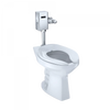 TOTO Commercial Ultra-High Efficiency Toilet, 1.0/1.28/1.6 GPF, ADA, Elongated Bowl - CEFIONTECT (Reclaimed Water Option)