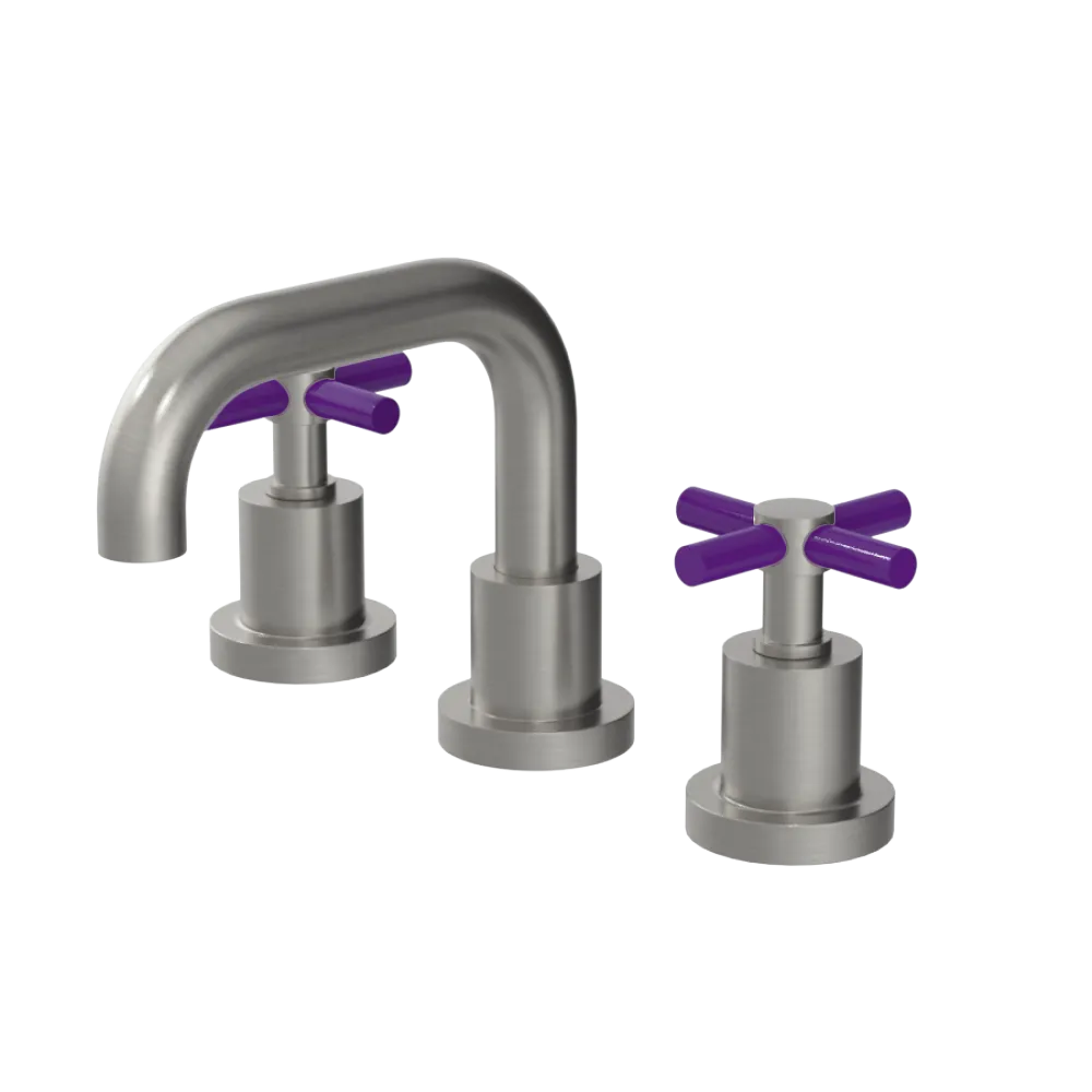 Rubinet Widespread Lav. Set. (less drain) Satin Nickel