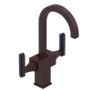 Rubinet Single Hole Dual Handle Lav. Set. (less drain) Bordeaux