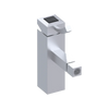 Rubinet Single Control Bidet Fitting (less drain) Satin Chrome