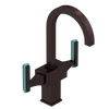 Rubinet Single Hole Dual Handle Lav. Set. (less drain) Oil Rubbed Bronze