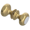 Rubinet Shower Door Knob (set) Satin Brass