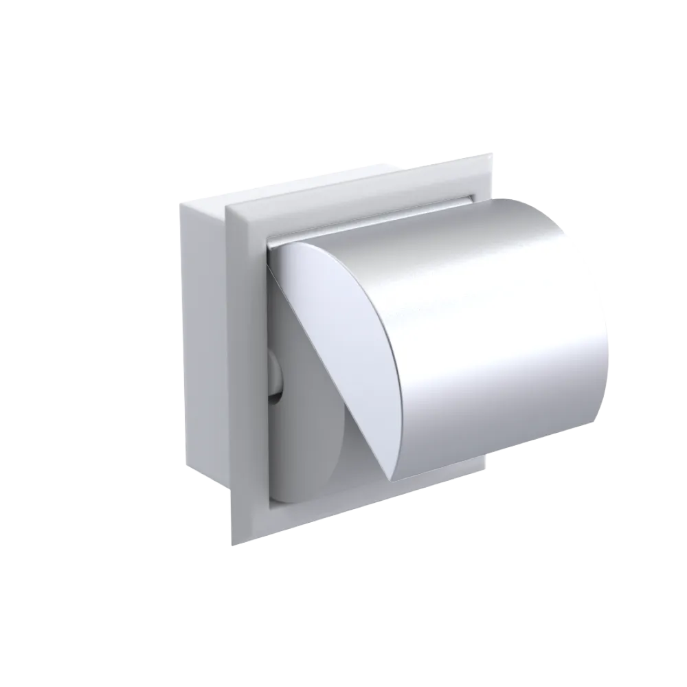 Rubinet RECESSED TOILET PAPER HOLDER White
